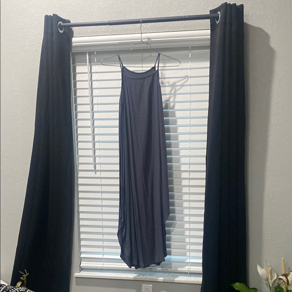 Elegant Navy Maxi Dress